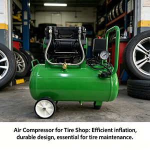 Workshop Heavy Duty Oil-Free Screw Air Compressor 3HP 2.2KW 30L <b>Portable</b> PLC for Construction Use - Product Image 2
