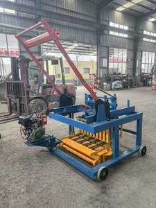 ماكينة صنع طوب الطوب الصلب المجوف والأسمنت المتنقلة التي تعمل بمحرك الديزل ، - Product Image 5
