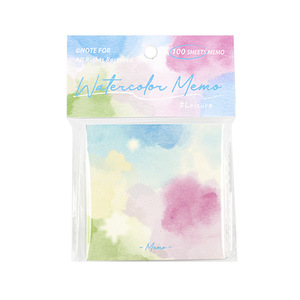 100 Blocs de Notas de Acuarela con Degradado de Colores, de Alta Calidad, No Adhesivos, para Libretas de Notas, Material de Papelería - Product Image 5