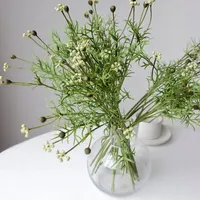Branche artificielle en plastique pour décoration de jardin, arrangements floraux, accessoires de bouquet de mariée, décoration de salon à domicile