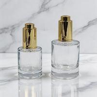 Vente en gros de flacons en verre ambré vides de 20 ml, 30 ml, 60 ml pour huiles essentielles, soins de la peau, sérum, lotion, avec bouchon noir, pompe à lotion, flacon compte-gouttes