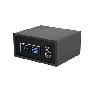 Coffre-fort de <span class=keywords><strong>chambre</strong></span> <span class=keywords><strong>d</strong></span>'hôtel 5 étoiles de luxe avec clavier éclairé finition noire et grand écran LED, adapté aux ordinateurs portables de 15 pouces - Product Image 2