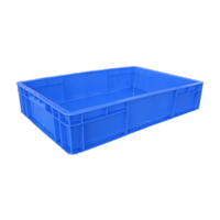 Boîte de palette en plastique empilable en vrac d'origine d'usine, boîte de palette agricole, conteneur