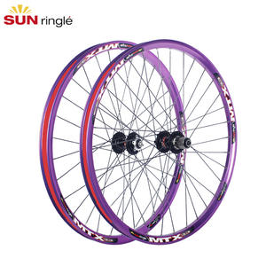 Jeu de roues de vélo Sunring MTX33 26 27,5 29 pouces 32H Frein à disque Acier Boîtier de roue haute résistance - Product Image 3