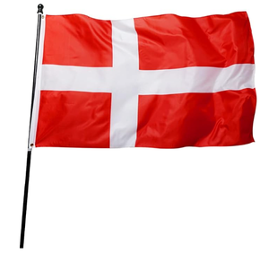 Banderas nacionales promocionales del país 100% poliéster 3x5 pies Impresión de un solo lado <span class=keywords><strong>Bandera</strong></span> de <span class=keywords><strong>Dinamarca</strong></span> para exteriores - Product Image 6