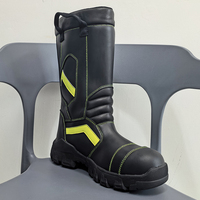 Bottes de pompier pratiques, ignifuges et imperméables, conformes à la norme EN 15090:2012, modèle N04.