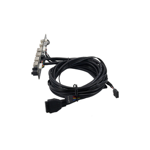 Hỗ Trợ Tùy Chỉnh Đầu Ra Đầu Vào Mic Âm Thanh Kép 3.0 + Cáp Kép 2.0 Với Công Tắc Nguồn Bộ Vỏ Máy Tính Cáp Bo Mạch Chủ - Product Image 3