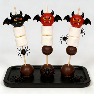 Stuzzicadenti a tema pipistrello personalizzati, monouso, in bambù, per pub fantasma, ideali per promozioni <span class=keywords><strong>di</strong></span> Halloween - Product Image 1