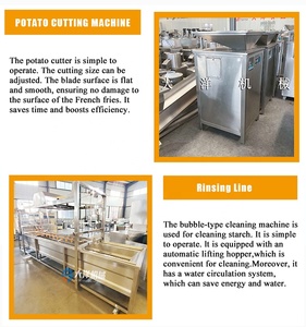 La ligne de production automatique de <span class=keywords><strong>frites</strong></span> surgelées DY fournit la formule 200-4000 kg/h Machine de <span class=keywords><strong>frites</strong></span> surgelées - Product Image 4