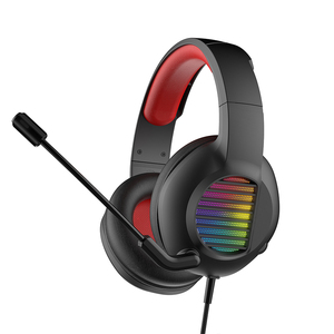 Casque de jeu filaire supra-auriculaire à succès avec haut-parleur dynamique, éclairage RGB, microphone à réduction de bruit active X50A, conception exclusive - Product Image 6