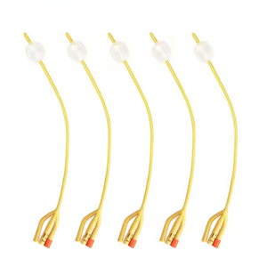 สายสวนโฟมน้ำยางแบบใช้แล้วทิ้งแบบ2ทาง3ทางพร้อมสายสวนแบบบอลลูนเคลือบซิลิโคนสำหรับใช้ในคลินิก - Product Image 2