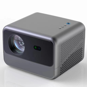 Fabrika satış led android projektör 1080p <span class=keywords><strong>Bluetooth</strong></span> <span class=keywords><strong>wifi</strong></span> kablosuz bağlantı telefon TV oyun video taşınabilir akıllı mini projektör - Product Image 1
