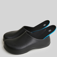 Chaussures de travail antidérapantes pour la restauration, la pâtisserie, l'hôpital - Sabots de chef de qualité hospitalière pour la cuisine, conçus par des médecins et des infirmières