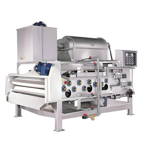 Otomatik atıksu arıtma çamur kaldırma döner tambur sürekli kayışlı filtre basın - Product Image 5