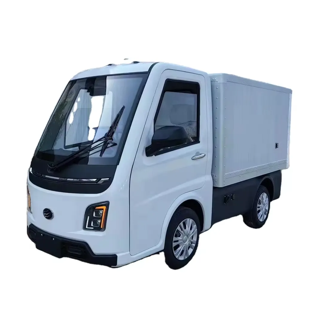 Lhd Rhd Eec מיני אוטומטי ואן חשמלי רכב משאית חשמלית משאית מיני ואן לוגיסטיקה רכב ואן משאית מטען