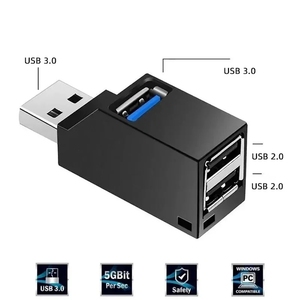 Hub <span class=keywords><strong>USB</strong></span> 3 en 1, adaptateur <span class=keywords><strong>USB</strong></span> 3.0, Station d'accueil, séparateur, extension, adaptateur OTG, haute vitesse 5Gbps, pour PC et ordinateur portable - Product Image 6