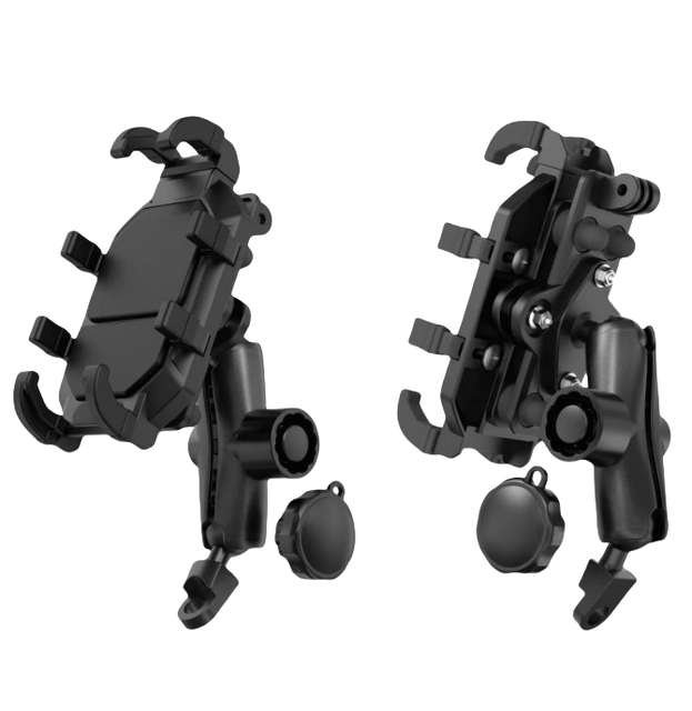 Aluminum Alloy Bike Phone Mount Vibration Damper Anti-Shock Waterproof Anti-theft Universal Scooter & Motorcycle Cycling Mount