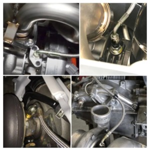 Tuyau d'alimentation en huile tressé en acier inoxydable Haofa, raccord de turbocompresseur T3T4 T25 T28 EP-WXB04 - Product Image 3