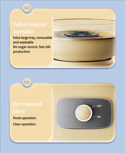 Machine à bricoler soi-même Mini machine à <span class=keywords><strong>barbe</strong></span> à <span class=keywords><strong>papa</strong></span> électrique Guimauve Dispositif de fabrication de sucre en coton pour enfants - Product Image 4