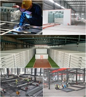 Maison préfabriquée extensible et pliable en conteneur de 20 pieds ou 40 pieds, prête à l'emploi, en acier léger, maison mobile de luxe, maison portable