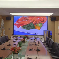 Pantalla COB móvil de alta definición todo en uno Panel inteligente ultrafino Sala de conferencias Publicidad en video