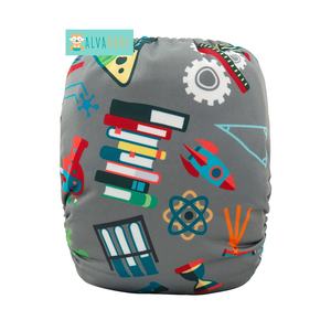 ALVABABY — couches en tissu pour bébé, <span class=keywords><strong>lavable</strong></span>, imprimée, <span class=keywords><strong>taille</strong></span> unique, en chine - Product Image 2