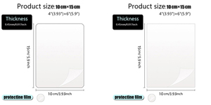 กรอบโลหะติดผนังสีขาวบริสุทธิ์ขนาด4x6, 10X15cm ตกแต่งห้องนอนห้องนั่งเล่น - Product Image 2