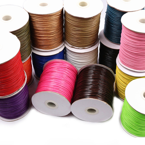 10m/lot 15 couleurs Cordon en cuir ciré, fil de coton, ficelle, corde <span class=keywords><strong>pour</strong></span> collier, <span class=keywords><strong>pour</strong></span> la fabrication de <span class=keywords><strong>bijoux</strong></span> DIY et fournitures de bracelets - Product Image 5