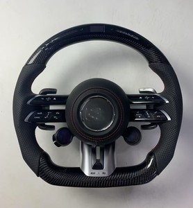 Volant sport en Alcantara avec écran LED pour Mercedes Benz C217 W209 W204 W205 W206 W207 Coupé <span class=keywords><strong>C63s</strong></span> C63 - Product Image 1