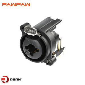 <span class=keywords><strong>REAN</strong></span> RCJ9FA - Conector Combinado XLR Hembra de 3 Núcleos y Conector Estéreo de 1/4 de Pulgada con Interruptor - Product Image 1