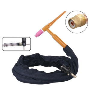 Torche de soudage TIG refroidie par air Ottel QQ150-1, tête droite avec filtre et connecteur à valve croisée - Product Image 1