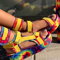 2020 de moda China OEM las mujeres de la fábrica de teva sandalias