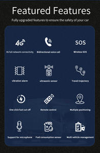 <span class=keywords><strong>4G</strong></span> détecter la consommation de carburant à vie application gratuite AD22 voiture GPS Tracker se connecter au capteur de carburant à ultrasons - Product Image 3