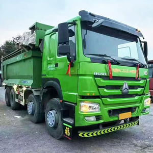 중고 트럭 좋은 상태 사용 Howo 덤프 트럭 6X4 8X4 40 입방 미터 12/10 휠 사용 티퍼 트럭 - Product Image 4