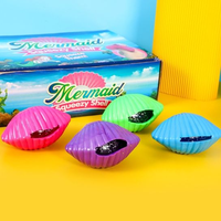 Nouveauté : Jouet anti-stress en forme de coquillage miniature en TPR, boule à eau à presser pour enfants de 5 à 7 ans