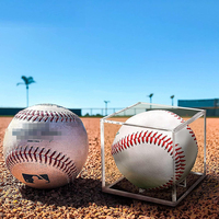 Boîte de présentation en acrylique pour balle de baseball de qualité supérieure, protégée contre les UV, de la marque Huacent, pour balle de taille officielle