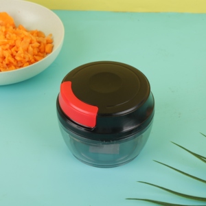 Nouvelle mini hachoir à ail manuel en plastique - Outil de cuisine multifonction pour presser et couper l'ail - Product Image 1
