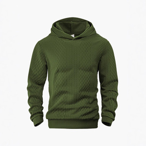 <span class=keywords><strong>Felpa</strong></span> con <span class=keywords><strong>Cappuccio</strong></span> <span class=keywords><strong>da</strong></span> <span class=keywords><strong>Uomo</strong></span> di Alta Qualità in Tessuto Fantasia, Trapuntata a Rombi, con Polsini a Costine, Stile Streetwear Oversize - Product Image 5