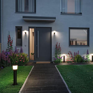 Applique da esterno nera E27 max. 20w IP54, ideale per l'illuminazione di giardini, cortili e facciate. - Product Image 3