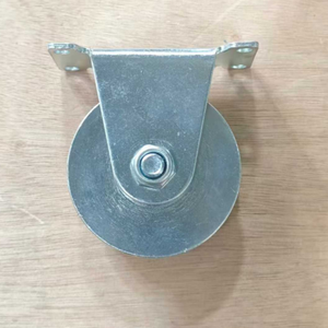 Roulettes de <span class=keywords><strong>porte</strong></span> coulissante de type V de 90 mm en gros, rail de guidage de <span class=keywords><strong>porte</strong></span> coulissante, roue de rail, roue de roulement robuste - Product Image 2