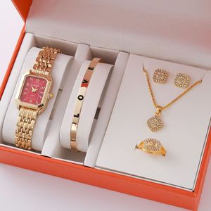 New Stainless Steel <strong>Women's</strong> Watch Fashion Square Quartz Wristwatch Wholesale <strong>Gift</strong> <strong>Sets</strong> for <strong>Women</strong> Luxury Trendy - Product Image 1