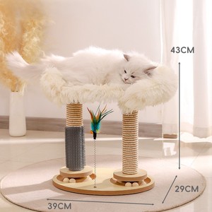 Struttura per arrampicata in legno Sisal per gatti con struttura in legno per gatti perfetta movimento interattivo per animali domestici - Product Image 5