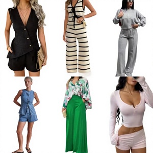 Vente directe d'usine, vente en gros de hauts de gamme pour femmes, tendance et de qualité supérieure, pour l'été, en provenance de CN/GUA. Marque Mixée. Stock d'expédition aléatoire - Product Image 1