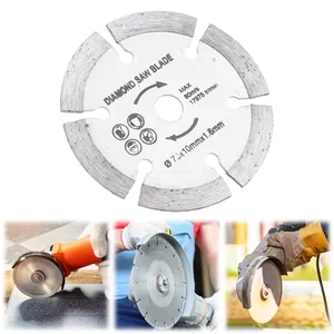 ใบเลื่อยตัดเพชรขนาด <span class=keywords><strong>3</strong></span> นิ้ว/75 มม. สำหรับเครื่องเจียร ใช้ตัดกระเบื้อง เซรามิก คอนกรีต หินอ่อน - Product Image 3