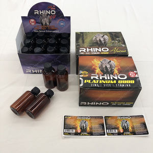 Fabrieksprijs Zwarte Panter Neushoorn 69 Sekspillen Mannelijke Verbetering Pillen Lege Vloeibare Fles Capsule Kaart Blisterverpakking - Product Image 6