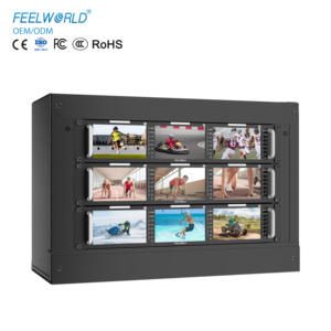 FEELWORLD T51 PLUS Moniteur professionnel à montage en rack Moniteur à montage en rack Triple 5.5 "2RU Full HD SDI/HDMI/AV I/O OEM Factory Direct - Product Image 1