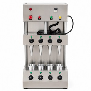 Set Macchina per Coni Gelato Croccanti in Acciaio Inossidabile, Macchina per Coni Pizza, Formatrice per Pasta Sfoglia, Macchina per Coni Pizza - Product Image 2