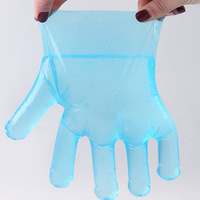 Gants jetables en TPE sans poudre pour la coloration des cheveux et la préparation des aliments