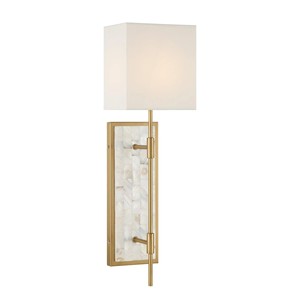 Modern Minimalist Gold LED Wall <b>Sconce</b> Frosted Glass Indoor Corridor Aisle Lamp for Living Room or Bedroom Bedside - Product Image 1