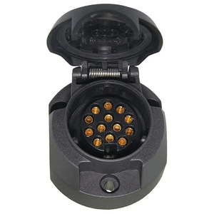 7 pin 12V Trailer hệ thống dây điện Ổ cắm kéo kéo chuyển đổi cho Caravan xe tải bền cắm ổ cắm Adapter bảo vệ kết nối - Product Image 5